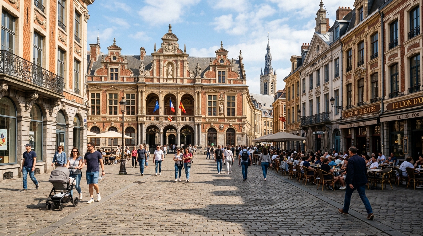 découvrez lille en une journée grâce à notre itinéraire complet à pied, alliant histoire, culture et gastronomie pour une visite inoubliable.