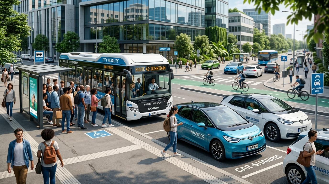 découvrez comment le transport en commun et l'autopartage forment un duo gagnant pour une mobilité urbaine durable, économique et écologique.