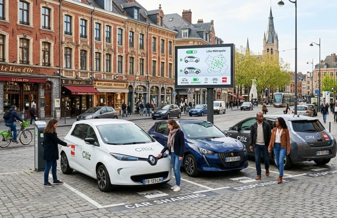 Autopartage a Lille : les services disponibles dans la MEL