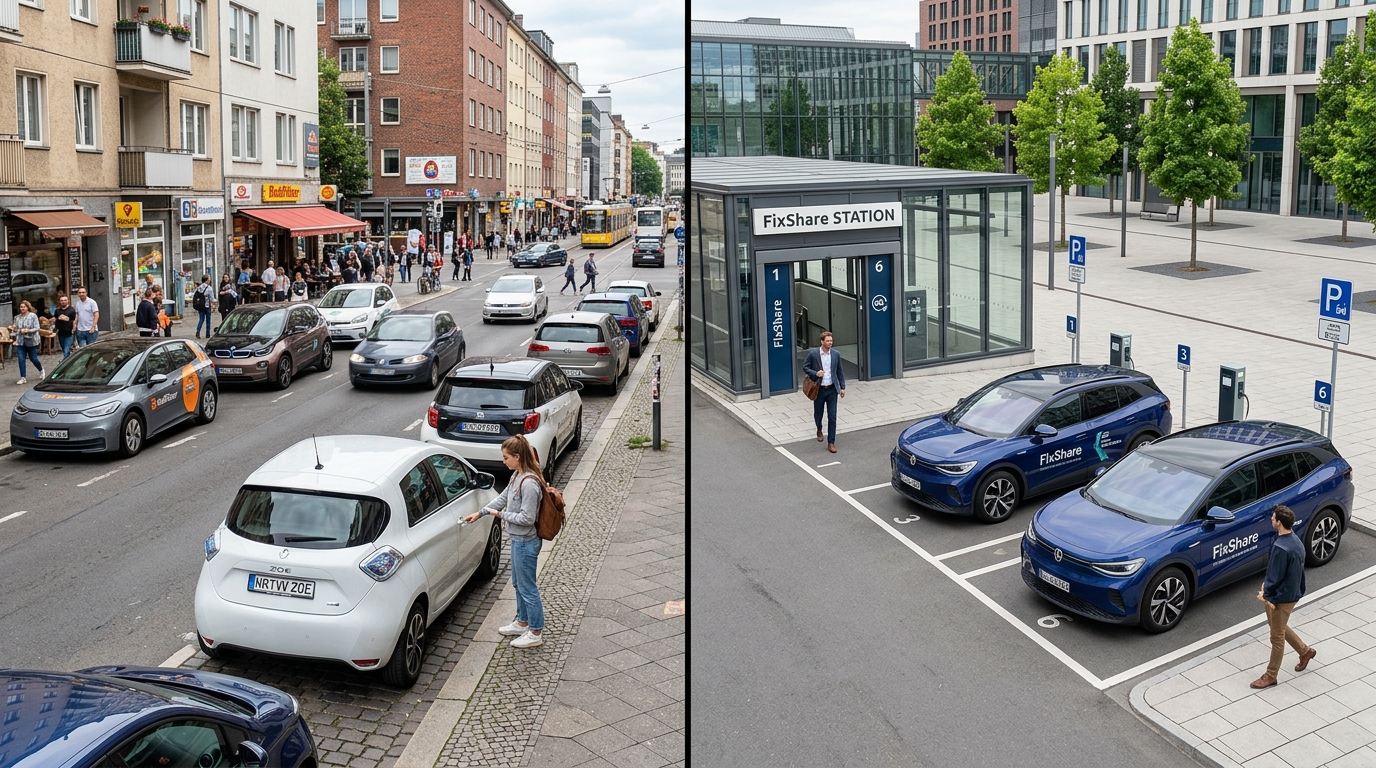 découvrez les différences entre l'autopartage en free-floating et les stations fixes pour choisir le modèle qui convient le mieux à vos besoins de mobilité.