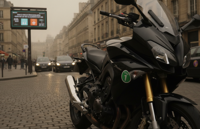 découvrez tout ce qu'il faut savoir sur le certificat crit'air pour moto et deux-roues : classification des véhicules, obligations légales et démarches à suivre.