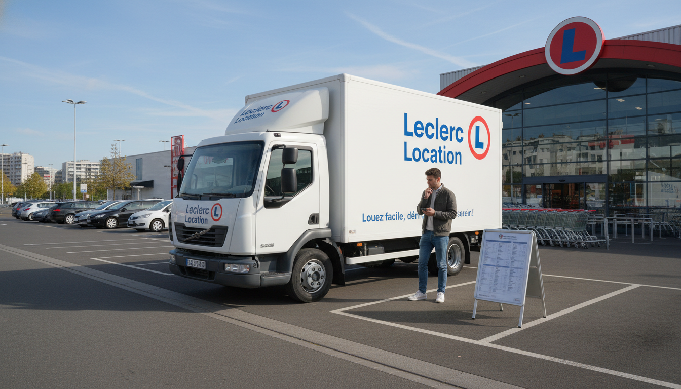 découvrez nos offres de location camion chez leclerc : tarifs avantageux, disponibilité en temps réel et conseils pratiques pour choisir le véhicule adapté à vos besoins.