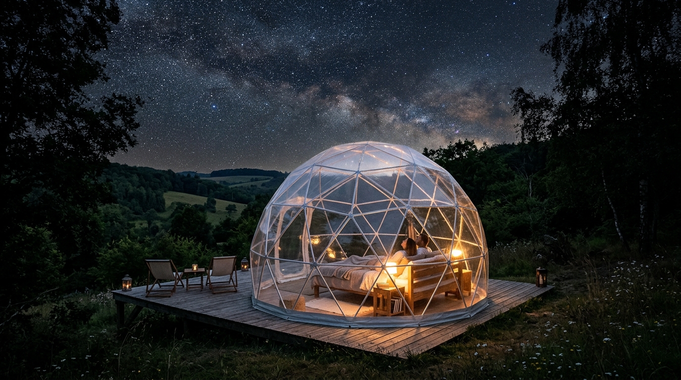 découvrez les meilleures adresses pour passer une nuit inoubliable dans une bulle dans le nord. vivez une expérience unique au cœur de la nature.
