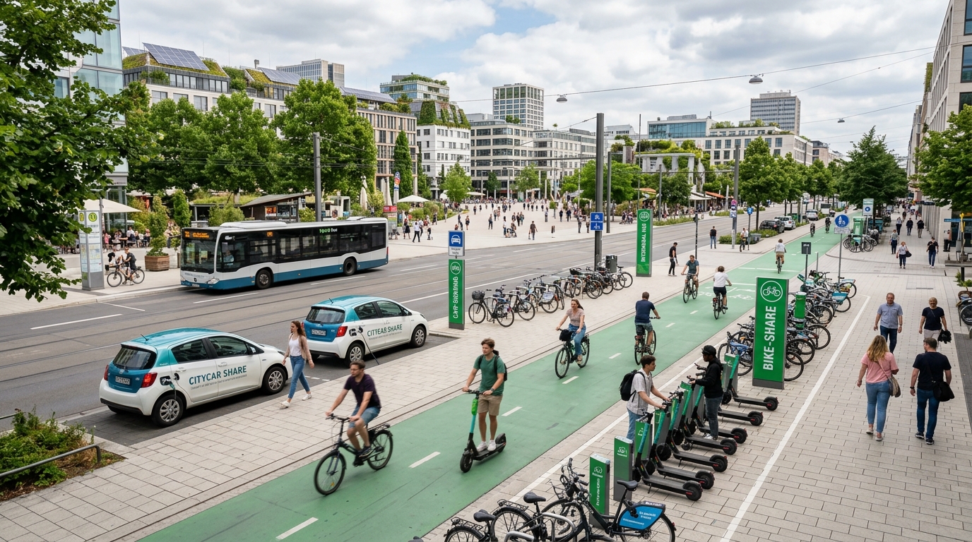 découvrez comment l'intermodalité facilite vos déplacements en combinant vélo, trottinette et autopartage pour une mobilité urbaine flexible et écologique.