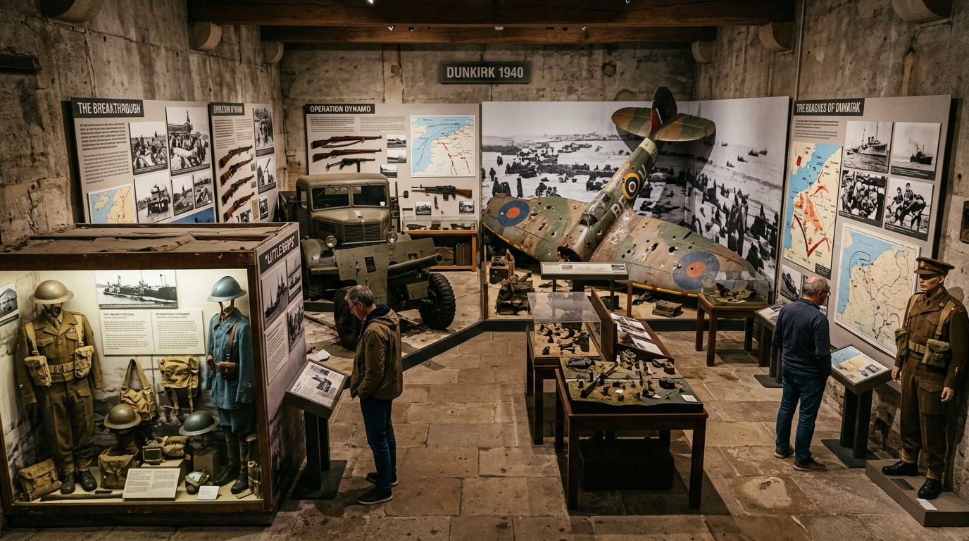 découvrez les musées de guerre dans le nord, un lieu pour partager en famille le devoir de mémoire et comprendre l'histoire à travers des expositions captivantes.