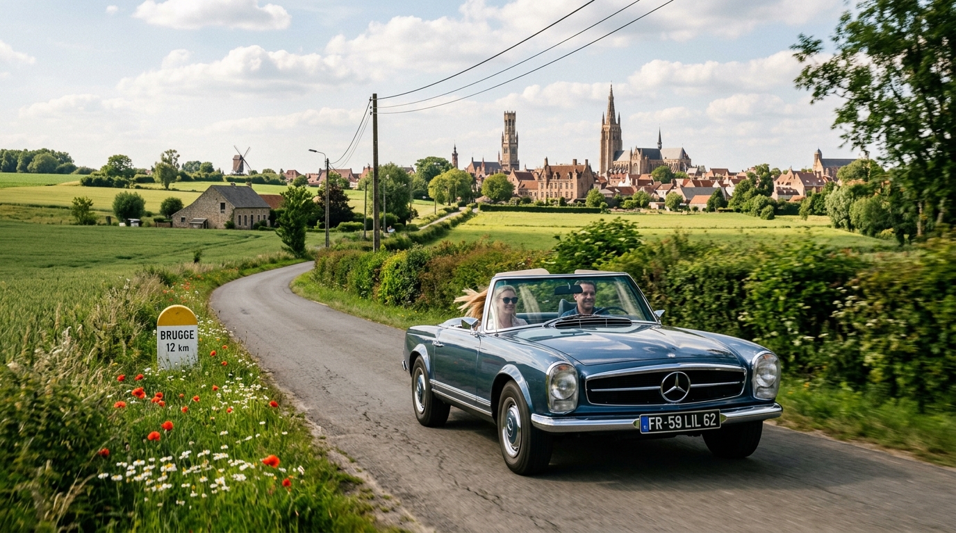 découvrez l'itinéraire idéal pour un road trip de lille à bruges en voiture, avec les étapes incontournables à ne pas manquer pour un voyage mémorable entre la france et la belgique.