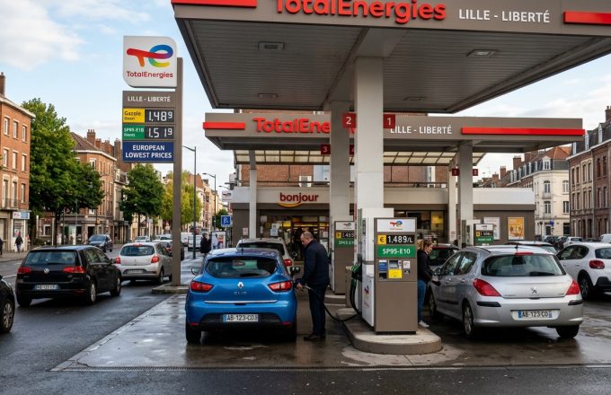 Stations essence a Lille : ou trouver le carburant le moins cher