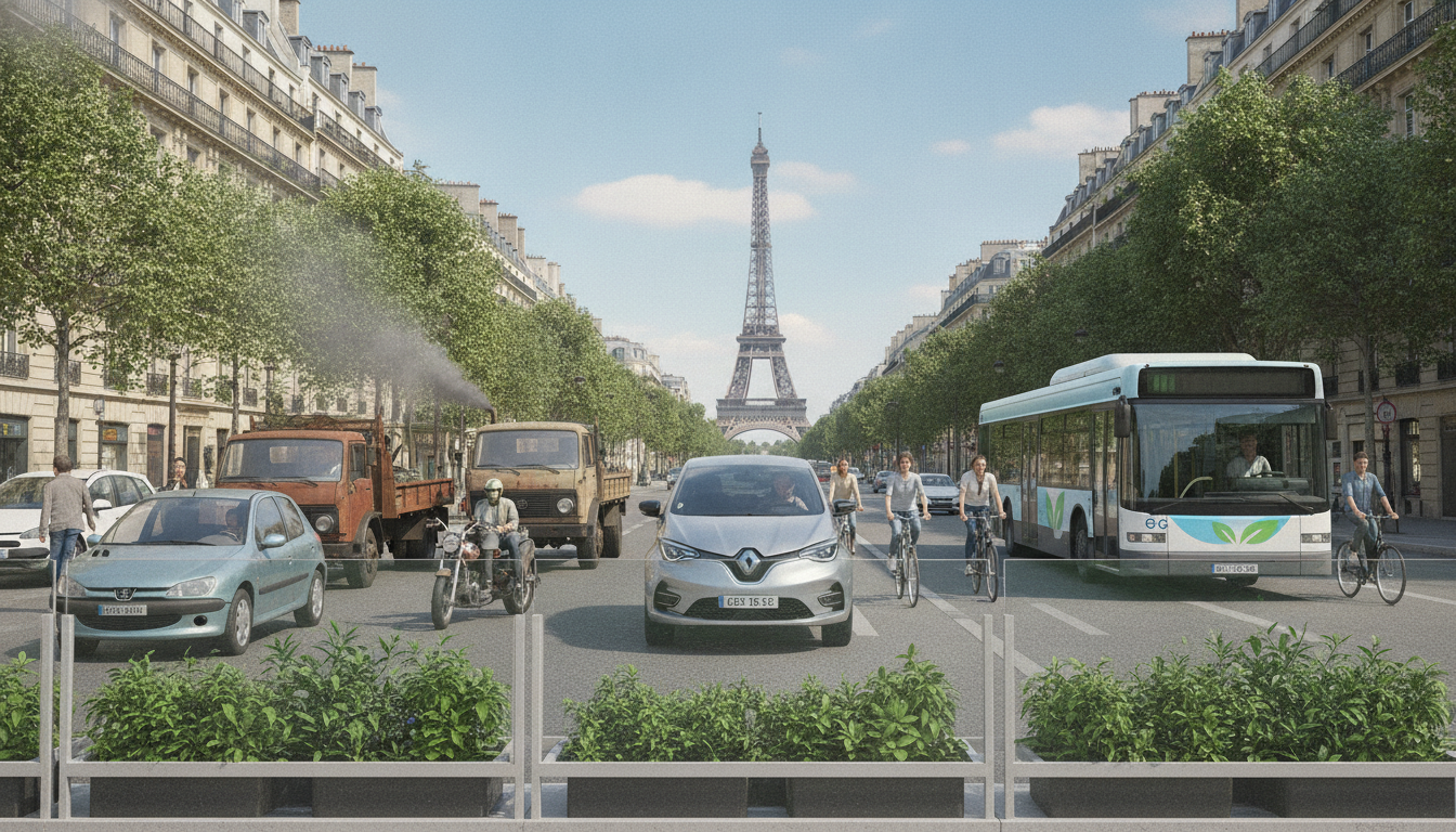 découvrez quelles catégories de véhicules seront interdites dans la zfe de paris à partir de 2026 et explorez les alternatives possibles pour circuler en toute légalité et respect de l'environnement.