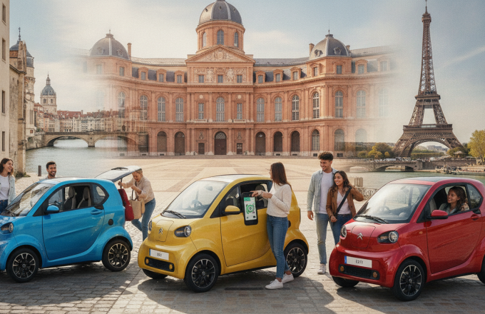 Location voiture sans permis a Lyon, Toulouse, Paris : le guide