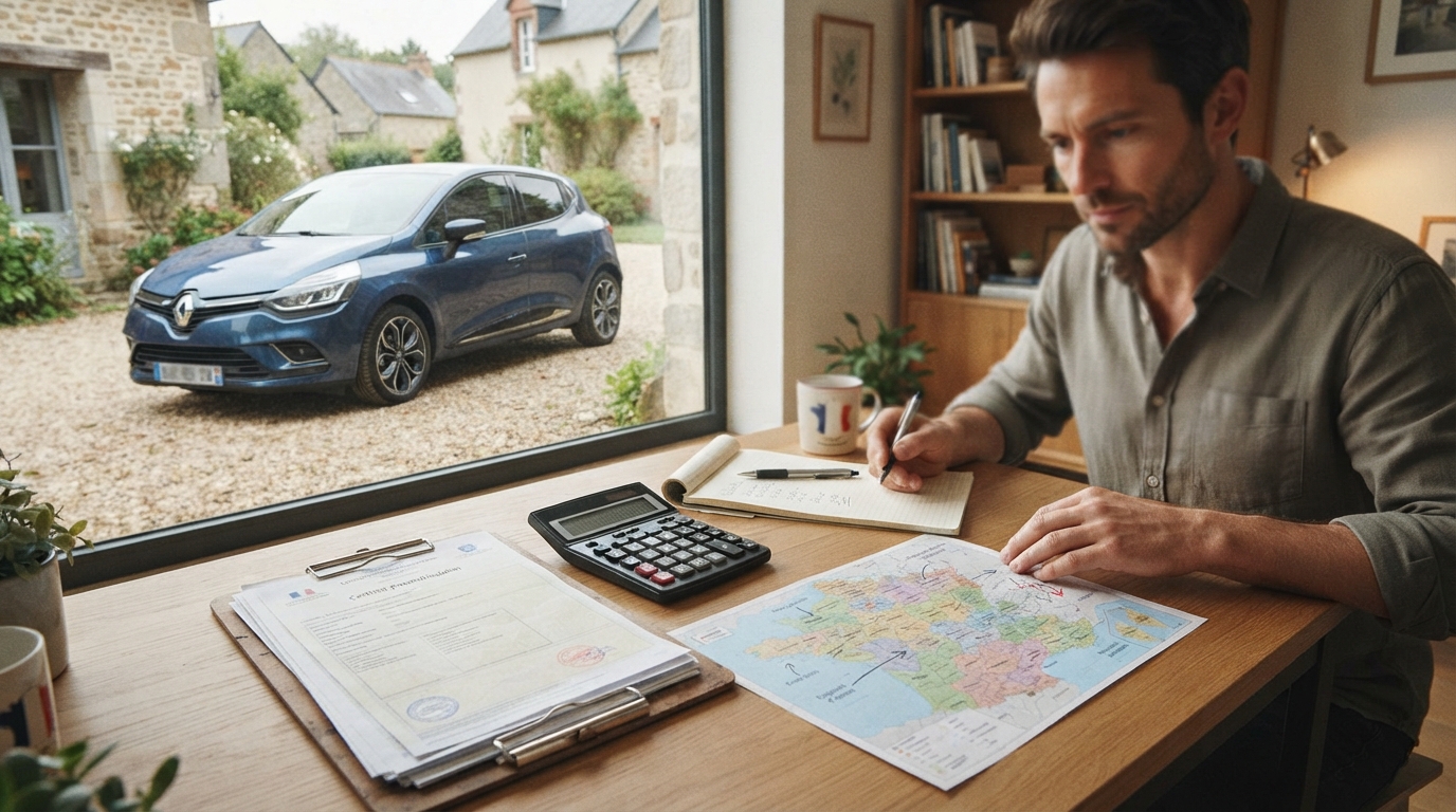 estimez le prix de votre carte grise en 2026 avec notre simulateur et consultez les tarifs applicables dans chaque région.